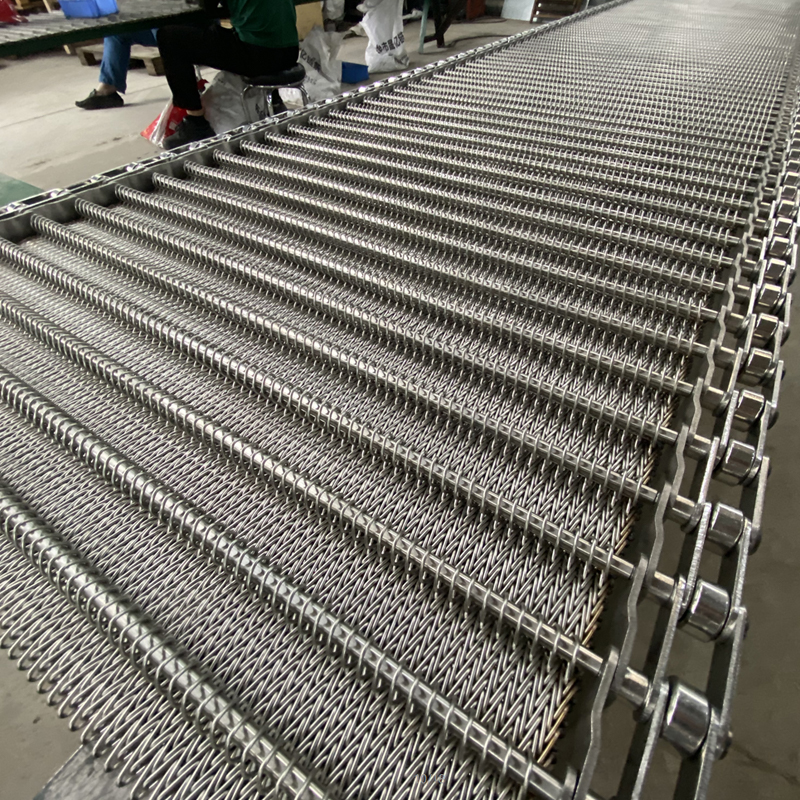 Produtos de material de aço normalizando a correia de malha do forno